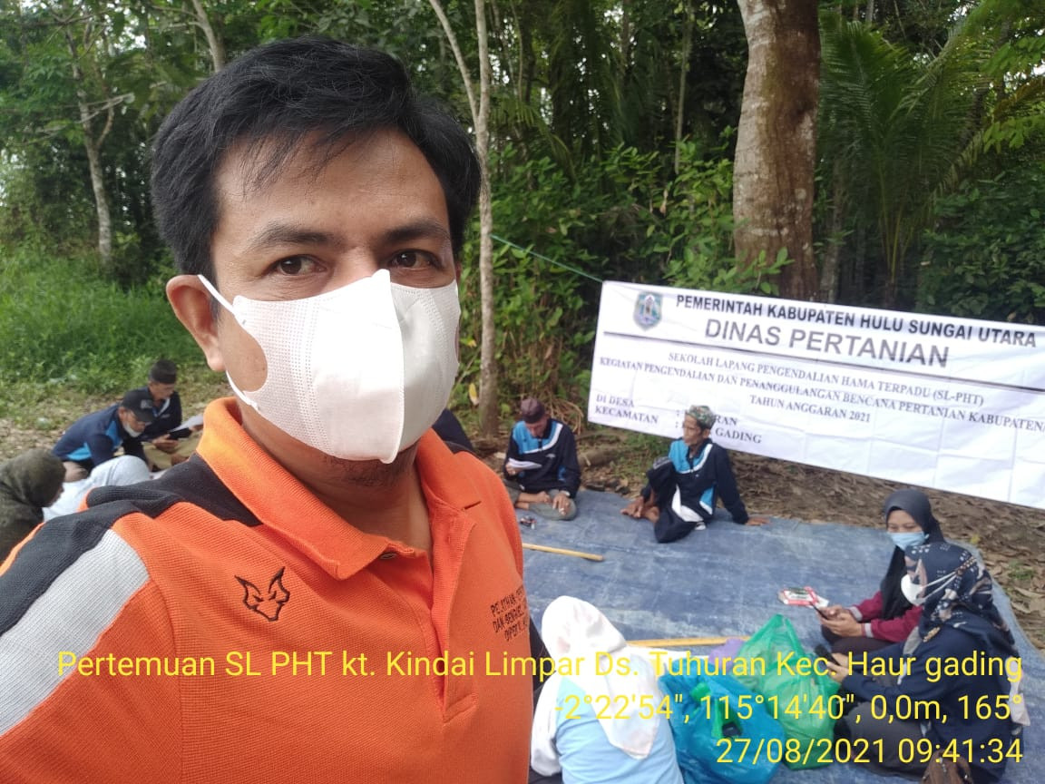 Pertemuan Sekolah Lapang  Pengendalian Hama Terpadu  Poktan Kindai Desa Tuhuran (edisi : Hama Penyakit dan musuh alami)